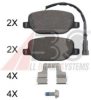 A.B.S. 37776 OE Brake Pad Set, disc brake